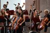 Die ersten Reihen des Orchesters