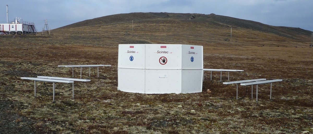 SODAR/RASS der Uni Trier in Tiksi, Russland