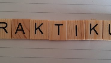 Schriftzug Praktikum