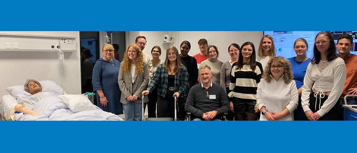 Panorama vom Team Pflegewissenschaft am Tag der offenen Tür 14.11.2024