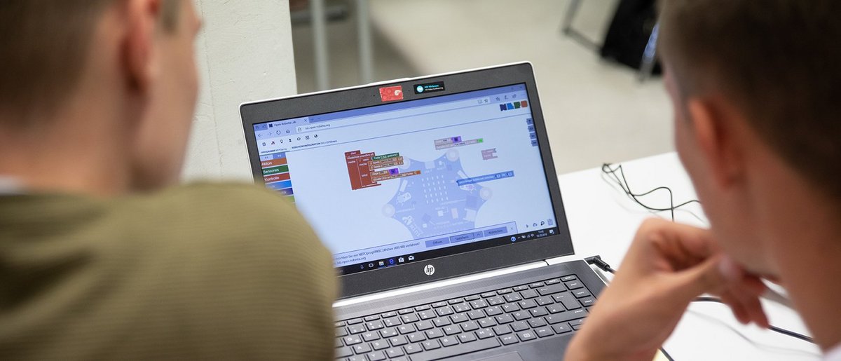 Arbeiten am Laptop
