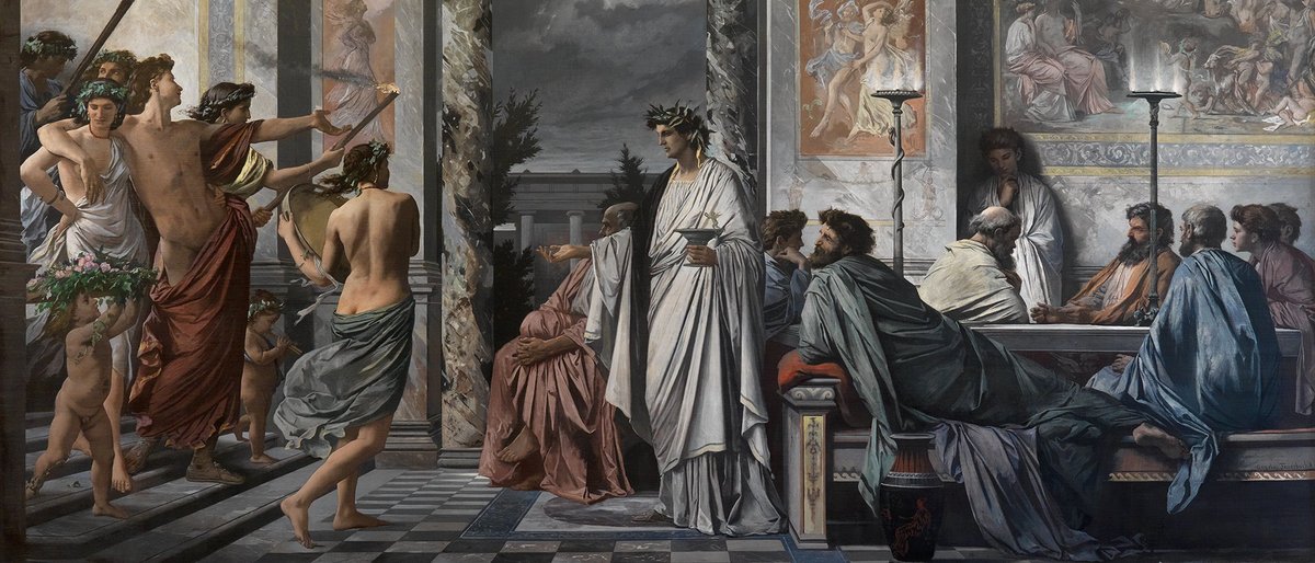 Kunsthalle Karlsruhe Feuerbach Gastmahl des Plato